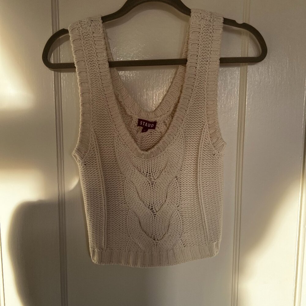 Staud KIND TOP - Ivory Size S